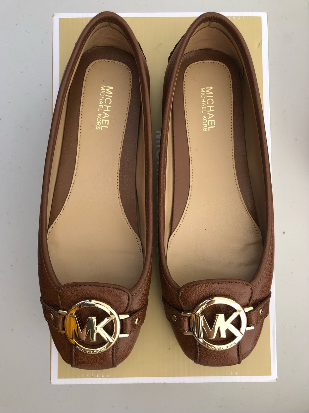 Michael Kors Women's Brown MK Flats